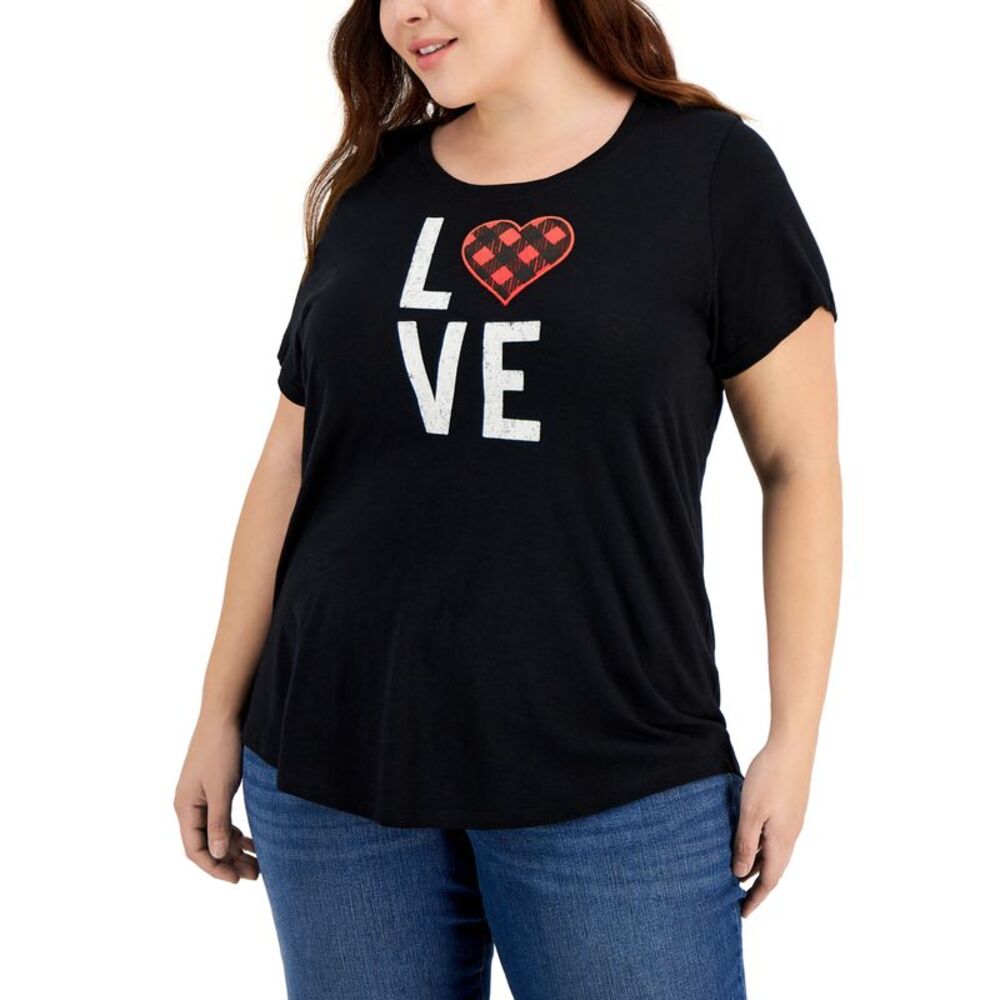 Style & Co Plus Size Crewneck T-Shirt